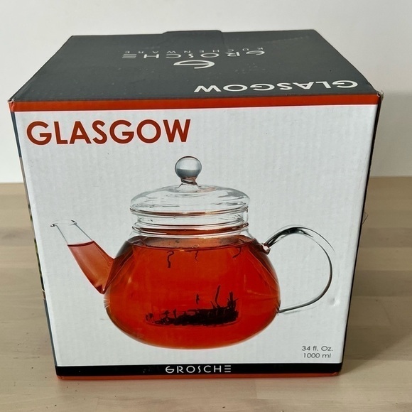GLASGOW Glass InfuserTeapot - Picture 1 of 4